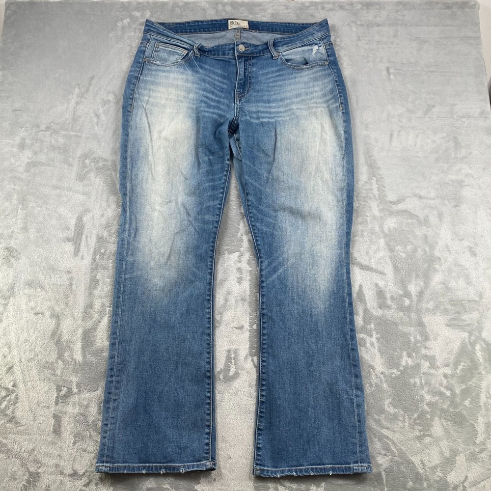 BKE Payton Bootcut Jeans Men's 33x31.5 Light‎ Wash Stretch Denim ABK1933